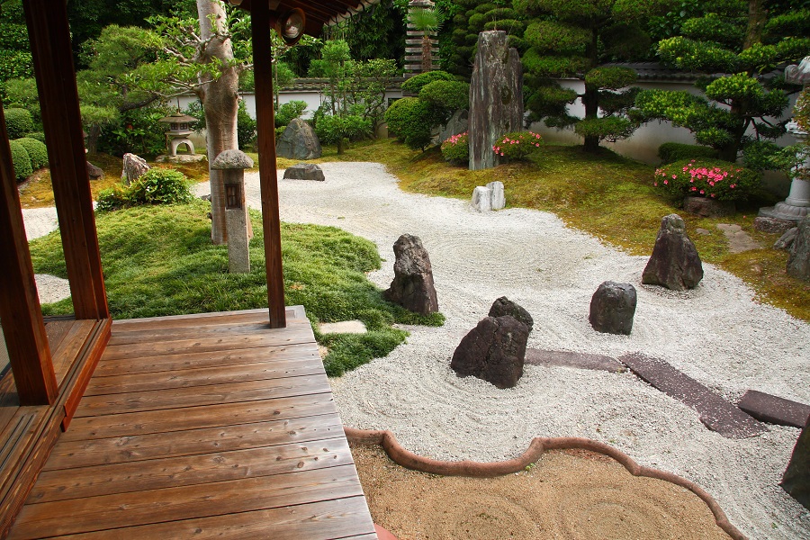 jardin zen en sable